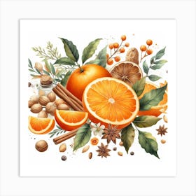 Orange 1 Art Print