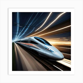 High Speed Train 15 Art Print