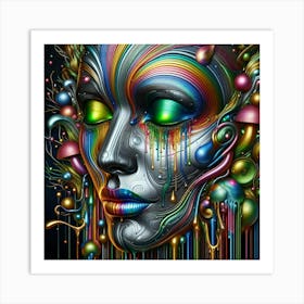 Psychedelic Art 13 Art Print