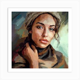 Portrait Of A Woman 2 Art Print