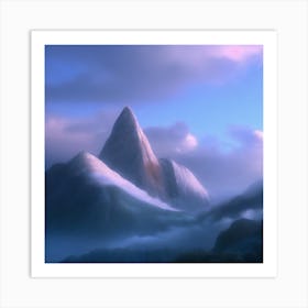 Mountain In The Sky Art Print