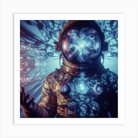 Space Man Art Print