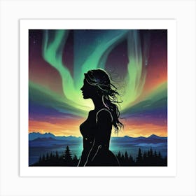 Aurora Borealis 200 Art Print