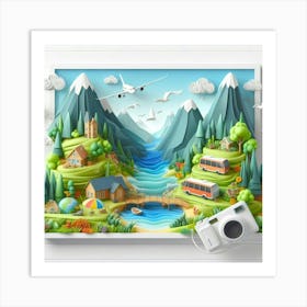 Fantasy World Art Print