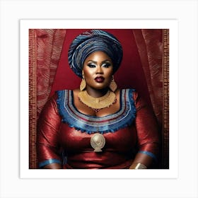 Afro-American Woman 2 Art Print