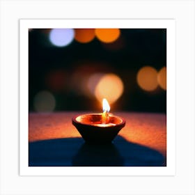 Diyo Light on Tihar Art Print