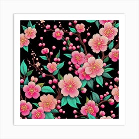 Sakura Blossoms Art Print