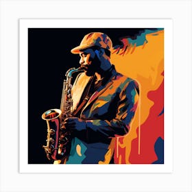 Jazz Musician 21 Art Print