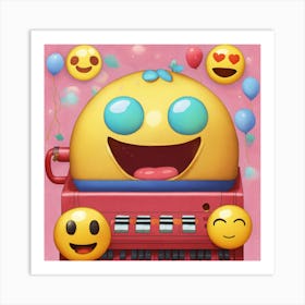 Emoji Piano Poster