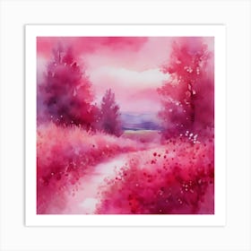 Watercolor Painting Art Print