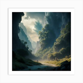 Fantasy Landscape Art Print