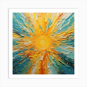 Sunburst Art Print