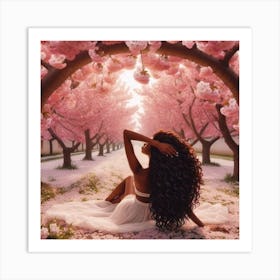 Cherry Blossom Dreams Art Print