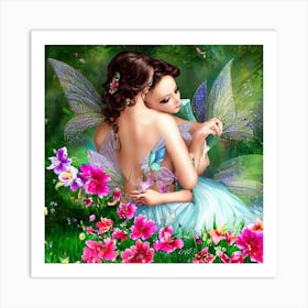 Beautiful fairy Art Print