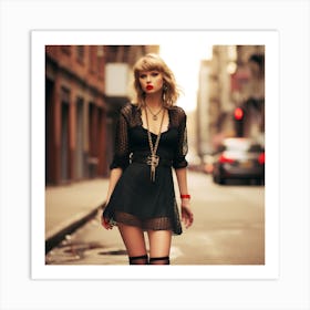 AI Taylor Swift 2 Art Print