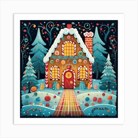 Gingerbread House 5 Art Print