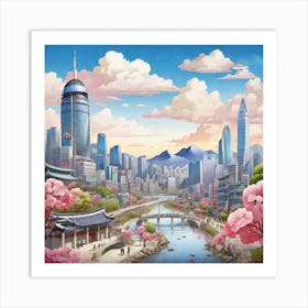 Hong Kong City Art Print