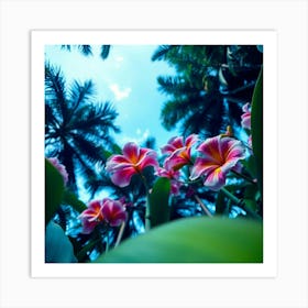 Tropical Flowers 1 Art Print