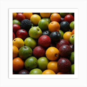 Colorful Fruits 2 Art Print