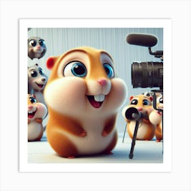 Hamsters Art Print