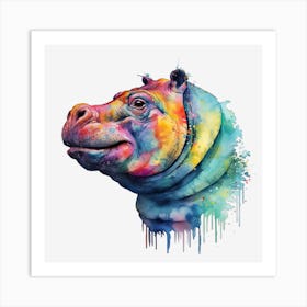 Hippo 15 Art Print