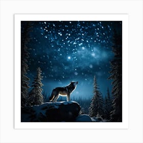 Howling Wolf 7 Art Print