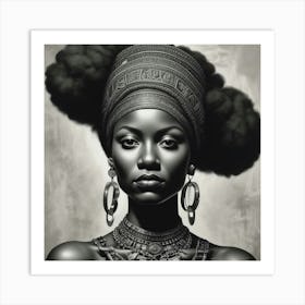 African Woman 25 Art Print