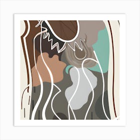 Boho Abstract 1 Art Print