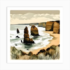 Twelve Apostles Australia Art Print