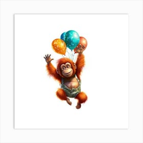 Orangutan Art Print