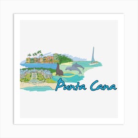 Punta Cana Art Print