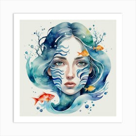 Mermaid 4 Art Print