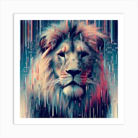 Creative Wild Animal Representation 100 Art Print