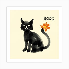 Good Cat Art Print