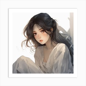 Asian Girl 1 Art Print