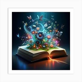 Book Of Magic Art Print