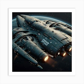 Spaceship 5 Art Print