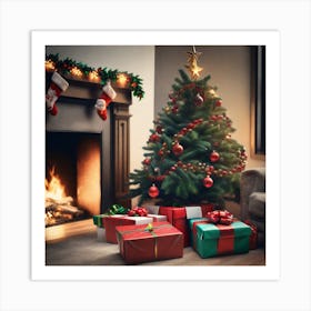 Christmas Stock Videos & Royalty-Free Footage 1 Art Print