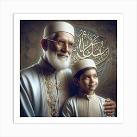 Father And Son Art Print