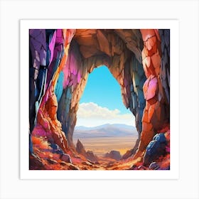 Cave In The Rock Art Print