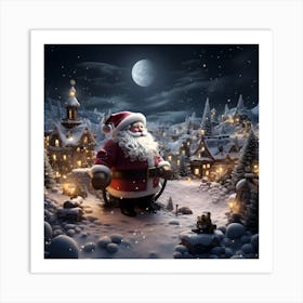 Santa Claus 7 Art Print