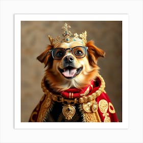 Asm A Cute Dog Wears Like A King 6fbb23aa 5001 437a Af9d 4cd8edcf218e Poster