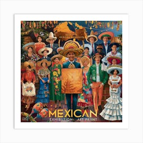 A Stunning And Vibrant Mexican Exhibition Poster A O3kniwidtri9gfga9hhcoa Vl Kifjts0kqw1nar5xlnq Art Print