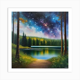 Milky Way 58 Art Print