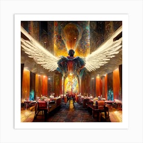 Feast and be present Art Print