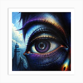 Eye Of The Gods 1 Art Print