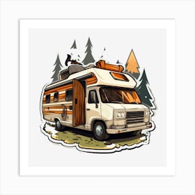 Rv Camper 2 Art Print