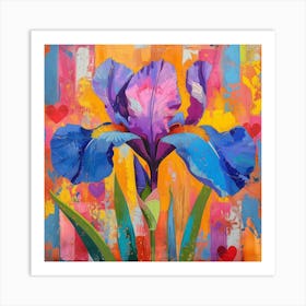 Elegant Iris Art Print