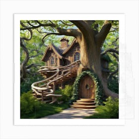 Tree House Art Print