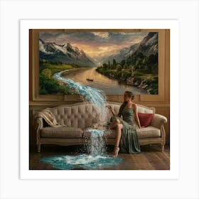 Waterfall 5 Art Print